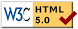 Valid XHTML5 Transitional